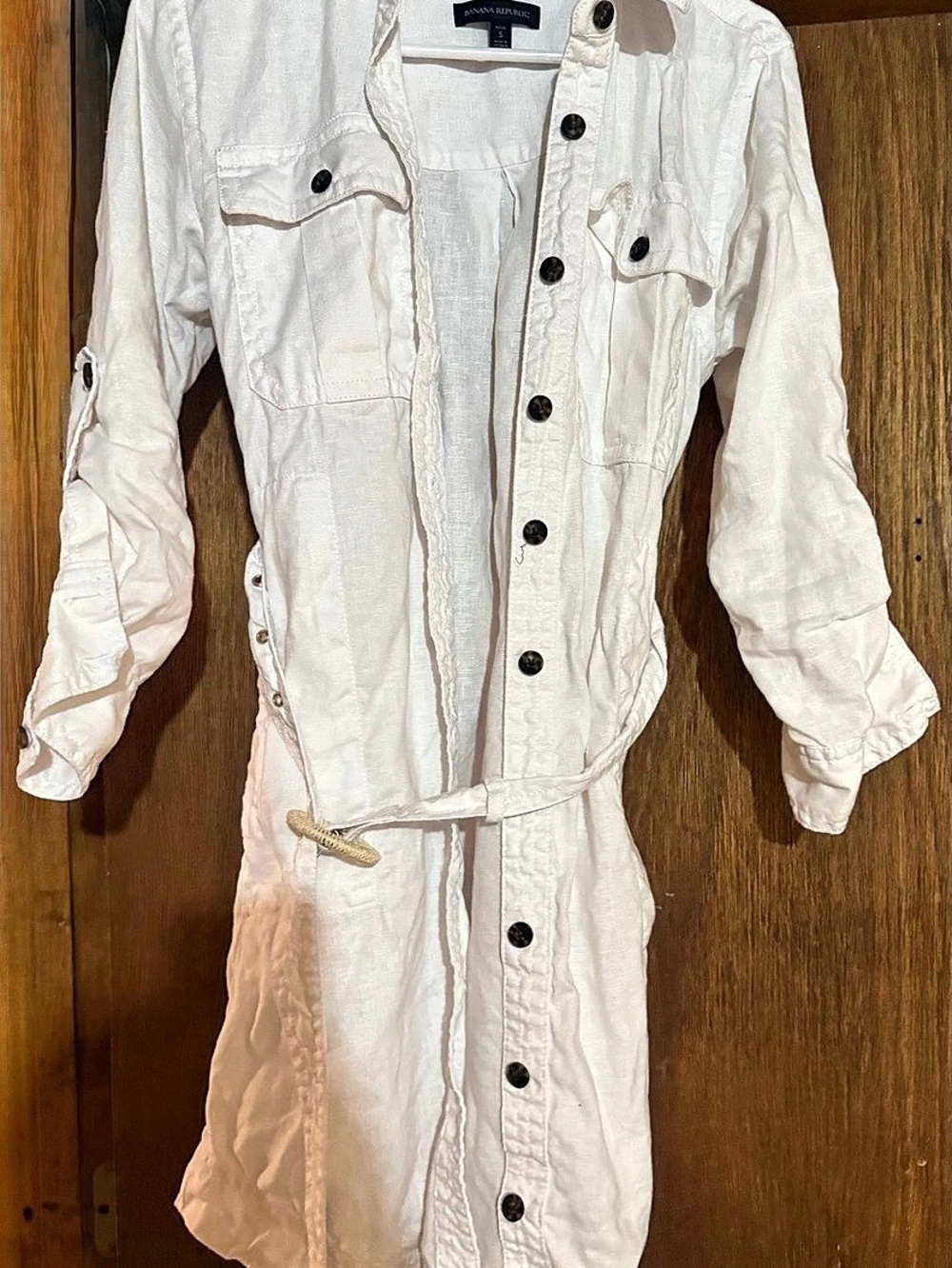 Banana Republic Utility Jacket White Size Small